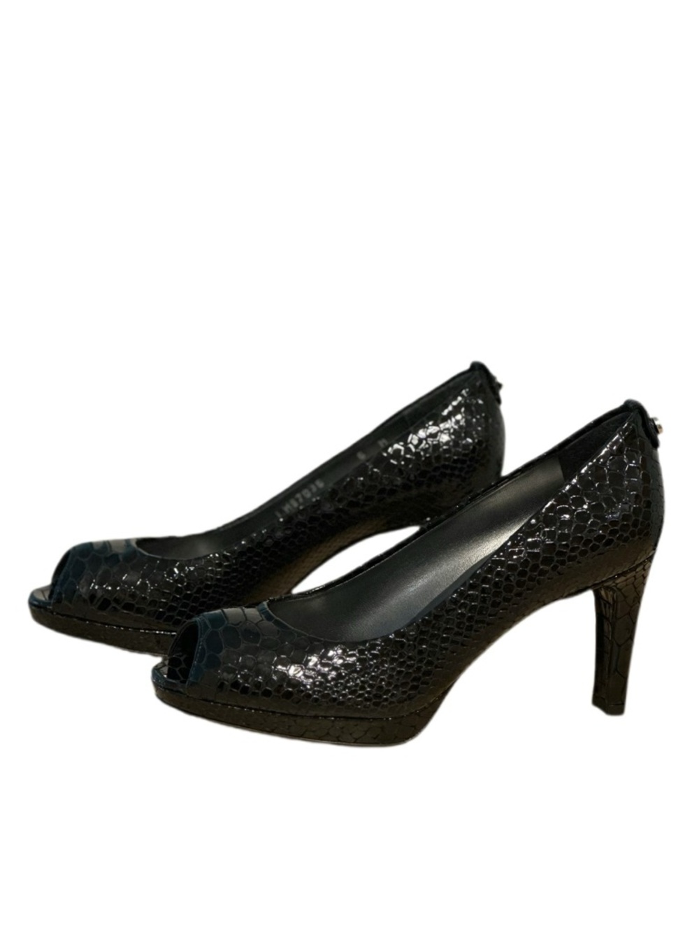 STUART WEITZMAN | Logoplainfild Crystal Snake Pumps Black